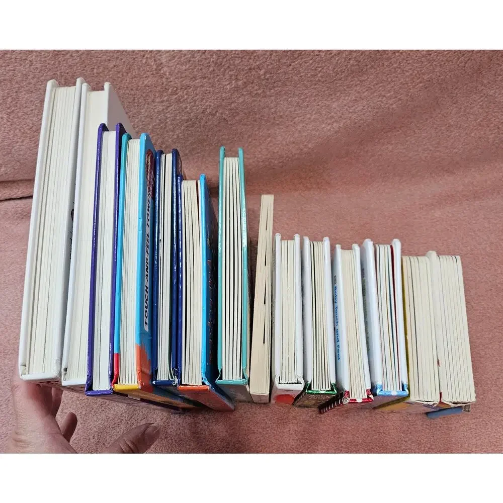Large Bundle of 15 interactive Sensory Touch-and-Feel Baby & Toddler Board Books